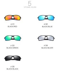 general Polarized sports sunglasses for men and women youth baseball cycling running glasses UV400 protection anti-ultraviolet sunglasses - Image 3