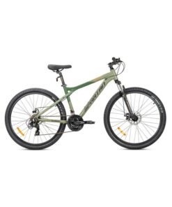 Alternative view of Spartan Ampezzo 27.5" MTB – 17.5" Alloy Frame, Shimano 3x7 Speed Drivetrain, Front Suspension Fork, Alloy Disc Brakes, 27.5x2.1" CST MTB Tyres, Trail-Ready Mountain Bike | SP-3005-27-ARMGRN