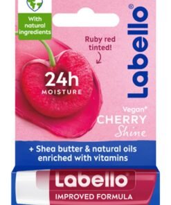 LABELLO Lip Care, Moisturizing Lip Balm, Cherry Shine, 4.8g
