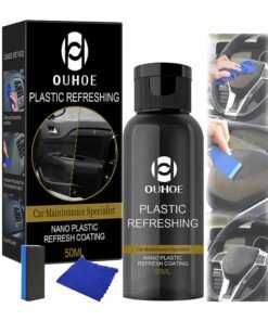 OUHOE Plastic Refreshing, Nano Plastic Refreshing Coating, Plastic Revitalizing Coating Agent, Plastic Parts Refurbish Agent For Car, Car Restorer Cream Quick Restorer, 50ML