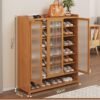 NKX Large Capacity Entryway Storage Dustproof Shoe Cabinet