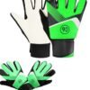Kid's Goalkeeper Gloves Finger Protection Latex Soccer Goalie Gloves Teenagers Breathable Sports Gloves