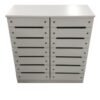 SULSHA Modern Large Capacity Storage Wooden Shoe Cabinet Rack white Color