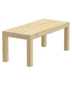Mahmayi Modern Wooden 8-Seater Dining Table Only - Stylish Natural Davos Oak Finish for Kitchen, Dining Room, Living Room
