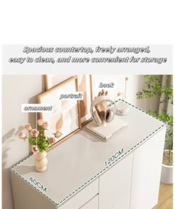 Alternative view of Kitchen Cabinet, Home Sideboard Buffet Cabinet, Modern Coffee Corner Bar Storage Cabinet with Drawers and Doors for Hallway Kitchen Dining Living Room (DGC001)