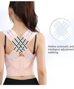 Fitness World Posture Corrector Back Bracket Anti-Hump Posture Corrector Bracket Adjustable Back Shoulder Support Straps Fit Women and Men