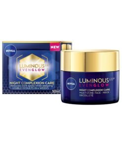 Nivea LUMINOUS 630 EVEN GLOW Face Anti Dark Spot Night Cream Revitalizing Skin Complexion Repair Hydrating Hyaluronic Acid 50ml