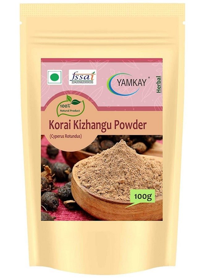 Yamkay Korai Kizhangu Cyperus Rotundus nut grass Powder 100gm