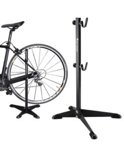 HomarKet Bike Parking Stand,Bike Floor Stand Parking Rack,Bike Rack Bicycle Floor Parking Stand, Bike Storage Holder for Garage,Indoor & Outdoor,Mountain & Road Bikes
