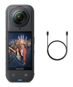 Insta360 X5 - Waterproof 8K 360° Action Camera, Leading Low Light, Invisible Selfie Stick Effect, Rugged and Replaceable Lens, 3-Hour Battery, Built-in Wind Guard, Stabilization, Triple AI Chip Design