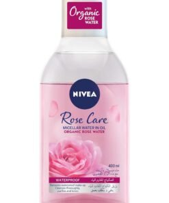 NIVEA Face Micellar Water, Makeup Remover, Rose Care with Organic Rose, All Skin Types, 400ml