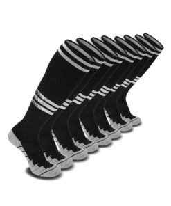 SKY WING Mens Baseball Socks Football Softball Knee High Sock Unisex Athletic Soccer Socks  1/2/3/4 Pairs for Youth Adult  Men and Women