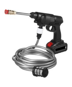 DubaiGallery Portable High Pressure Washer Gun, Handheld Cordless Pressure Washer with 6-in-1 Adjustable Nozzle & Foam Generator Nozzle Water Pump, Electric Pressure Washer for Car Home Garden