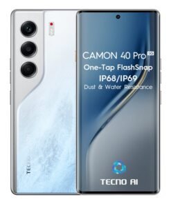 TECNO Camon 40 Pro Dual SIM Glacier White 12GB RAM 256GB 5G - Middle East Version