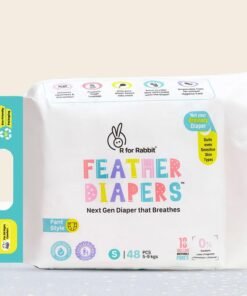 R for Rabbit Feather Diapers - Small Size (48 Pack)