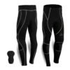 Spall Men'S Cycling Tights Coolmax Compression Padded Bicycle Bike Legging Trouser Pant
