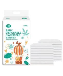 Lesha Pack of 100 Disposable Changing Mats, Soft and Comfortable, Waterproof, Baby Changing Pad, Cover Bed Pads (35cm×45cm)