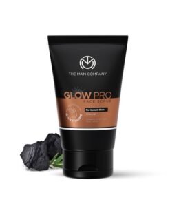 The Man Company Glow Pro Face Scrub for Skin Brightening - 100ml | Deep Cleansing | Removes Blackheads, Excess Oil, Dirt & Impurities | Paraben & SLS Free | All Skin Types
