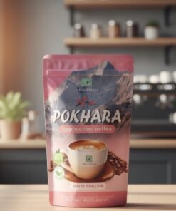 NAMIROSEUS Pokhara Cappuccino Slimming Coffee | With Garcinia, Sakura Flower & Psyllium Husk | Vegan & Low Calorie