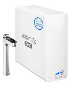 Waterdrop Reverse Osmosis Water Filter System, 11-Stage Filtration UnderSink RO Water Filter, Reduce TDS, PFOA, PFOS, Chlorine, Fluoride, 1200 GPD, Alkaline Mineral pH+,NSF Certified, BPA Free, WD-X12