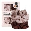 Cameo Satin Scrunchies 5pc Set
