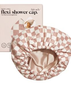 Satin Lined Flexi Shower Cap