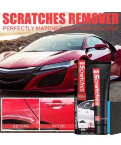 RAYHONG Scratches Remover, Car Scratch Removal, Car Scratch Repair, Car Paint Scratch Repair Agent, Car Scratch Remover, Grinding Polishing Restorer Paste with Sponge, Erase Car Scratches 100ml