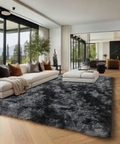 CHU DAI Luxury Large Area Rug Hotel Grade Ultra Soft Plush Fuzzy Non-Slip Carpets for Nursery  Living Room Bedroom Hypoallergenic Baby Safe