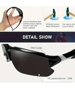 Ucanbe Men’s Fashion Multi‑Sport Protective Glasses – Lightweight Durable Frame for Cycling, Golf, Fishing & Running - Image 5