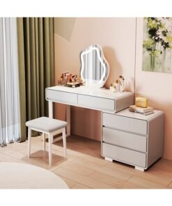 keke Elegant and Efficient Smart Dressing Table for Contemporary Living Spaces with LED Mirror