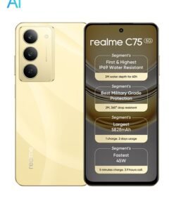 realme C75 5G Dual SIM 8GB RAM 256GB Lightning Gold - International Version