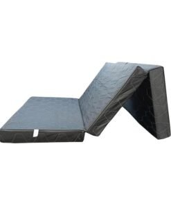 Alternative view of Harmony Home Tri-Fold Foam Mattress – Foldable Portable Bed with Washable Cover & Non-Slip Bottom for Camping, Guests & Multi-Purpose Use (Dark Gray, 180x90x10 cm)
