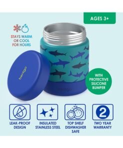 Alternative view of Bentgo Kids - Stainless Steel Food Jars  Large - Sharks