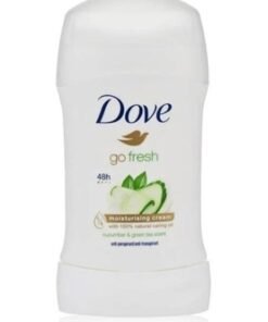 Dove Go Fresh Cucumber & Green Tea Scent, Antiperspirant & Deodorant Stick For Women, 40 g White and Green