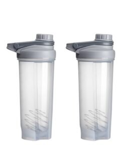 KASTWAVE Fitness Shaker Bottle, Fitness Sports Classic Protein Shaker Bottle, BPA Free, Professional Fitness cup Fashionable Portable Sport Plastic Water Shaker Bottle for Exercise
