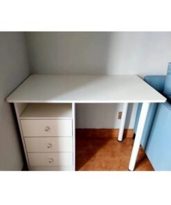 Raffine Modern Design Computer Desk Simple Rectangular Writing Study Table with Storage Drawers Workstation Table for Bedroom Home Office 120x48x73 cm
