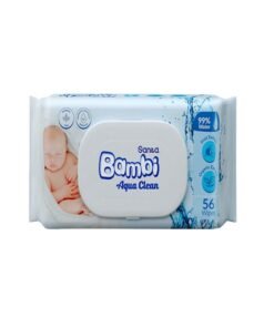 Sanita Bambi Aqua Clean, 56 Baby Wet Wipes