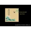 Artistic Conception Cuisine Cold Cuisine Pad Paper Hotel Creative Plate Decorative Flowers And Grass Cold Cuisine Edge Calligraphy Art Kraft Paper-Specifications:(Square) Harmony Makes Money