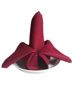 Solid Color Cloth Napkins for Western Food, Hotel Cup Wiping Cloth, Banquet Red Dining Cloth Napkins, High-End Special Wholesale Table Napkins