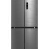 Midea 632L Gross & 474L Net Capacity 4 Door Premium Refrigerator, French Door With MSmart Connect (Wi-Fi), Smart Sensor, Vario Box (3 Temp), Inverter Quattro, Multi-Temperature MDRF632FIG46AED Silver