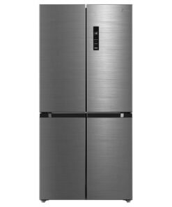 Midea 632L Gross & 474L Net Capacity 4 Door Premium Refrigerator, French Door With MSmart Connect (Wi-Fi), Smart Sensor, Vario Box (3 Temp), Inverter Quattro, Multi-Temperature MDRF632FIG46AED Silver