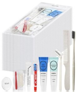 RSQAZQ Toiletry Kits Homeless Personal Hygiene Care Package Kits Supplies In Bulk, Disposable Travel Size Essential Women Men Toiletries Set for Hotel,Charity,Camping,Travel (7.1 Inch, 20, Count)