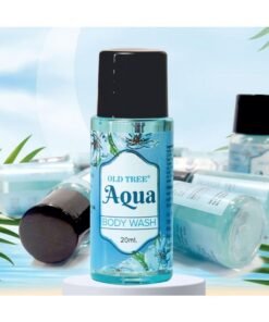 Old Tree Aqua Bath Gel Toiletries Kit 20Ml (Set Of 100 Pcs) Travel Size Bath Gel For Body Wash Hotel Guest House Hotel Amenities And Accessories