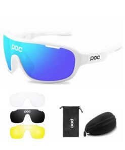 POC 4 Lens Cycling Sunglasses Outdoor Eyewear Men Women Cycling Glasses