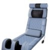 Foldable Electric Full Body Massager |Vibration Massage Pad for Back, Neck, Foot & Lumbar Support – Foldable Cushion Mattress with Timer & Adjustable Intensity for Home or Office Use (Light Blue, Plush)