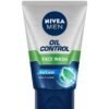 NIVEA MEN Oil Control Face Wash 100 g | With Magnolia Bark Extracts for 12 Hr Oil Control in Summer | 10 X Vitamin C Effect for Radiant Skin | For Oily Skin