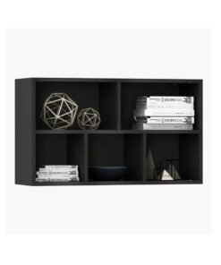 MODERN HOME Multifunctional Shelf for Kid's Room and Office - Organizer for Toys, Books, and Supplies, Black - Image 3