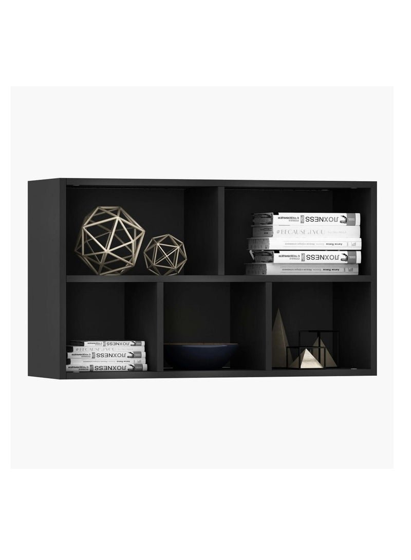 MODERN HOME Multifunctional Shelf for Kid's Room and Office - Organizer for Toys, Books, and Supplies, Black - Image 3