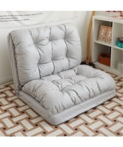 Folding Sofa Bed Fabric Couch Lounge with 5 Adjustable Reclining Position, Can Lie and Sleep Small Household Tatami