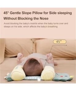 Gonice Baby Head Shaping Pillow, Newborn Pillow to Prevent Flat Head, Baby Head Pillow,Flat Head Baby Pillow, Baby Sleeping Pillow, Baby Pillows for Sleeping for 0-3 Years(Dinosaur)